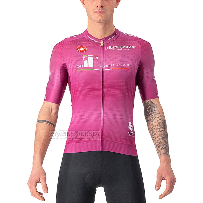 2022 Cycling Jersey Giro d'Italia Purple Short Sleeve and Bib Short
